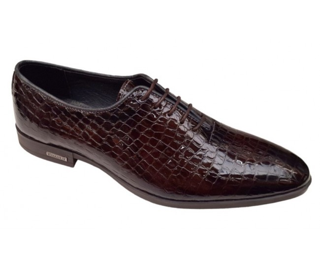 Pantofi eleganti pentru barbati piele naturala croco Maro GKR70M