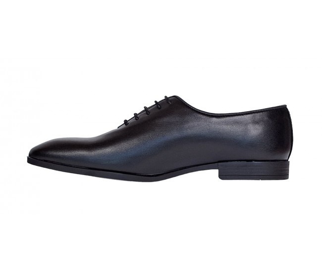 Pantofi eleganti pentru barbati, piele naturala, Negru - GKR71N