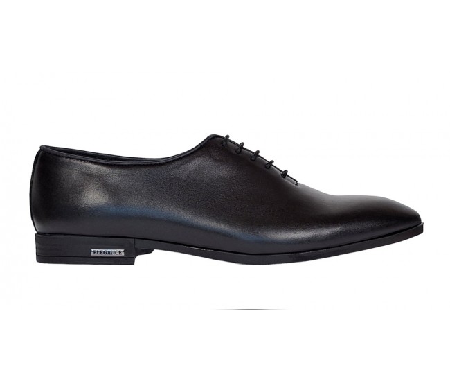 Pantofi eleganti pentru barbati, piele naturala, Negru - GKR71N