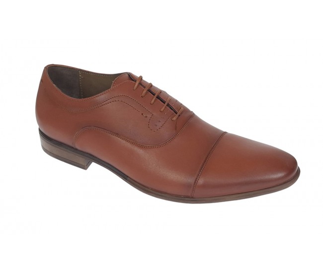 Pantofi barbati eleganti din piele naturala Maro cognac GKR745MC