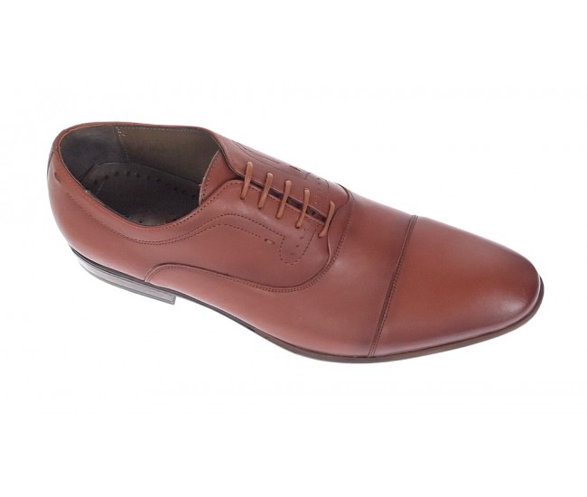 Pantofi barbati eleganti din piele naturala Maro cognac GKR745MC