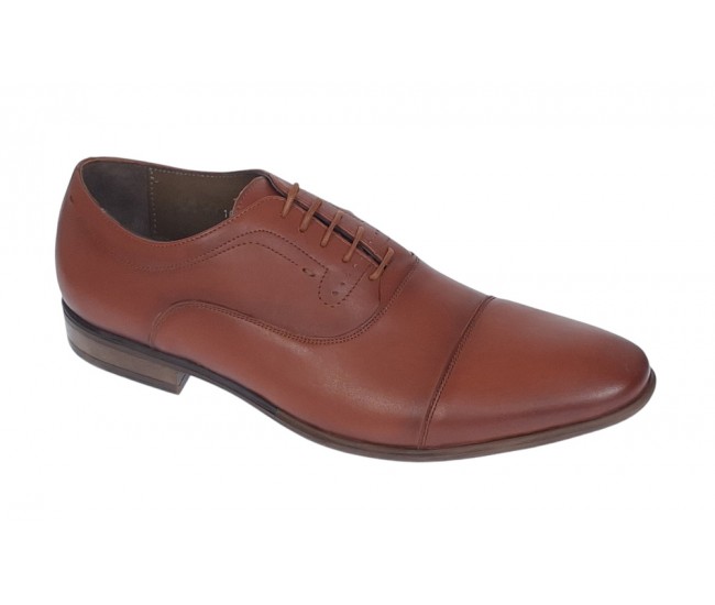 Pantofi barbati eleganti din piele naturala Maro cognac GKR745MC