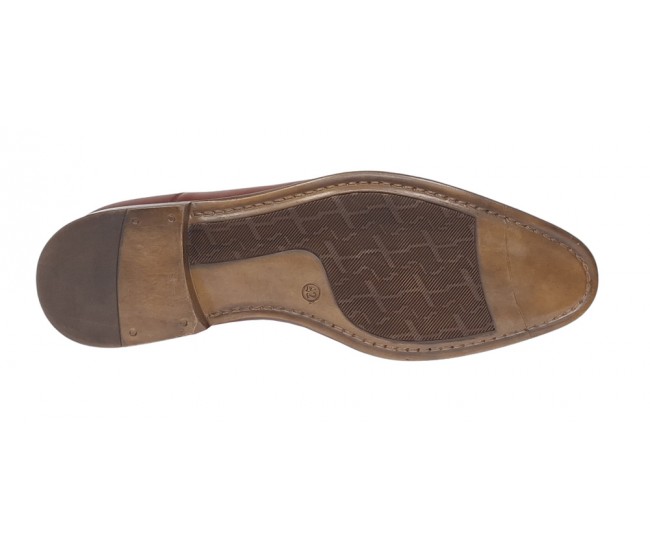 Pantofi barbati eleganti din piele naturala Maro cognac GKR745MC