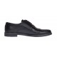 Pantofi barbati casual din piele naturala neagra P32NBOX