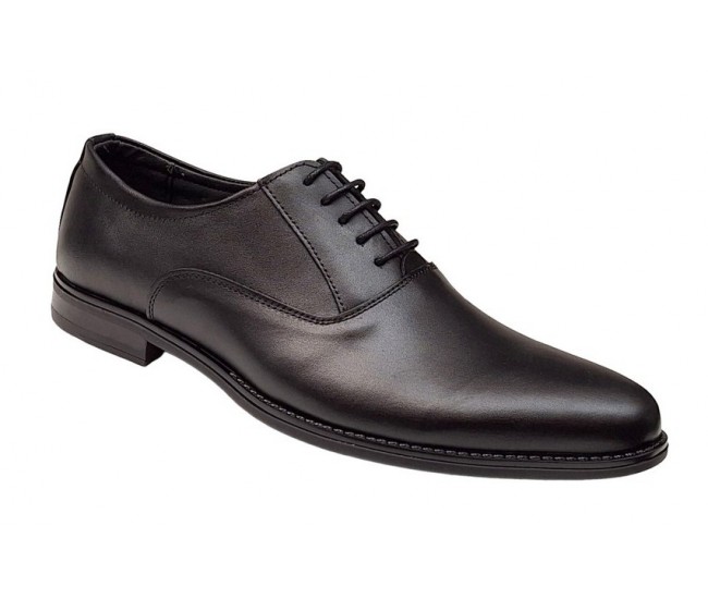 Pantofi barbati eleganti din piele naturala Negru GKR84N