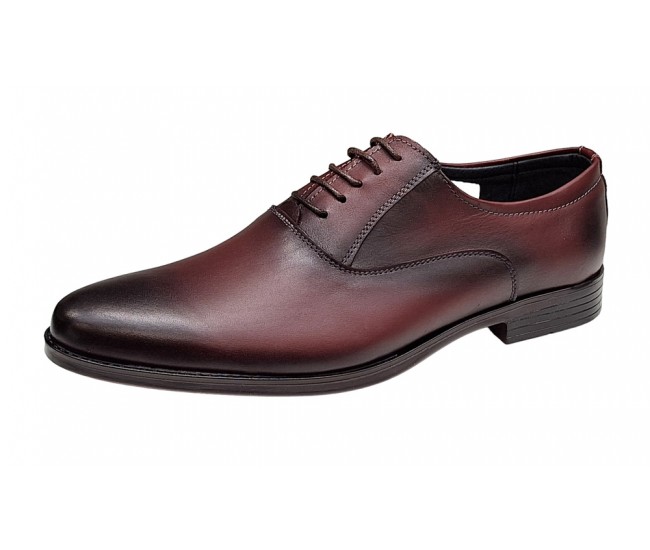 Pantofi barbati eleganti din piele naturala Bordeaux Kode - GKR84VIS