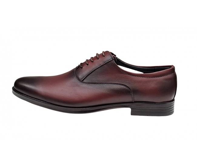 Pantofi barbati eleganti din piele naturala Bordeaux Kode - GKR84VIS