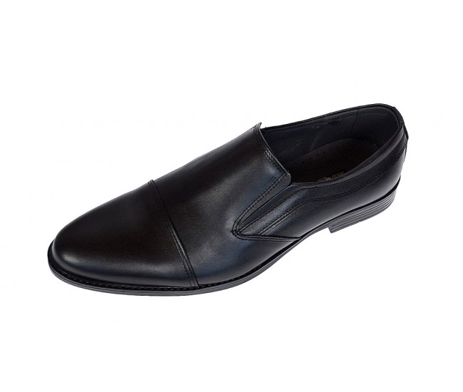 Pantofi barbati, eleganti, piele naturala, negru - GKR87N