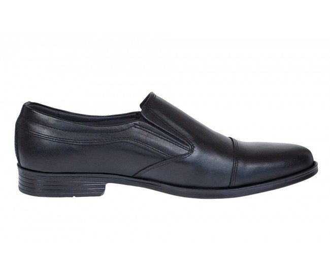 Pantofi barbati, eleganti, piele naturala, negru - GKR87N