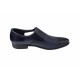 Pantofi barbati eleganti, din piele naturala, Bleumarin, cu elastic - CIUCALETI SHOES - 891BLM