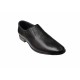 Pantofi barbati eleganti, din piele naturala, Negru cu elastic - CIUCALETI SHOES - 891N