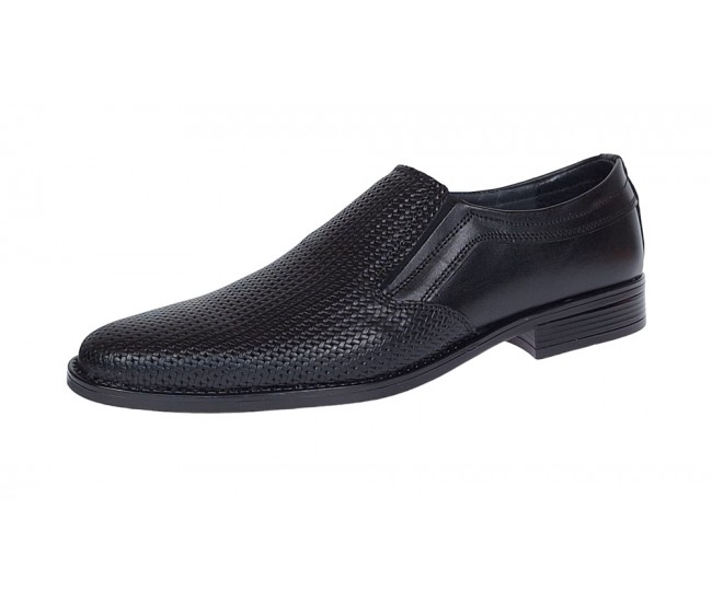 Pantofi barbati eleganti din piele naturala Negru 891N