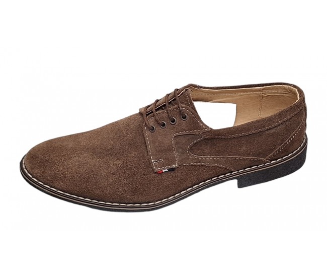 Oferta marimea 40 Pantofi barbati casual din piele naturala intoarsa Maro - GKR7XM