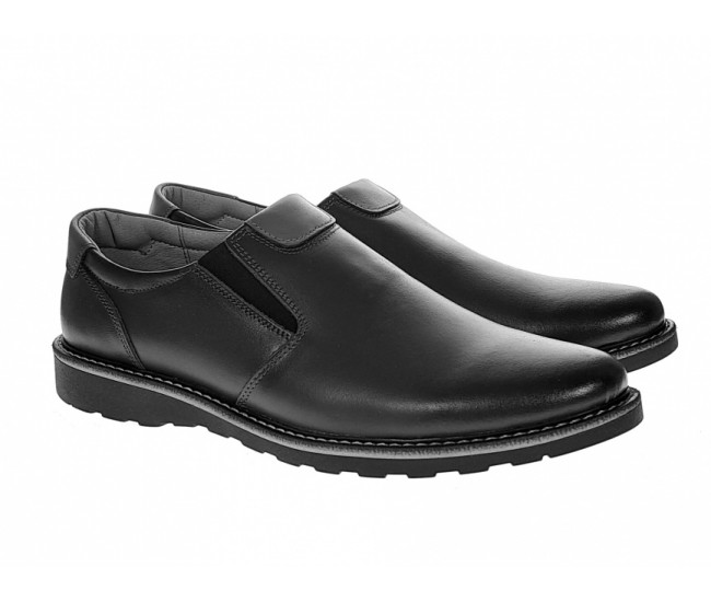 OFERTA marimea 43 - Pantofi barbati casual, din piele naturala, L480ELN, 