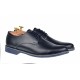 Oferta marimea  40, 42, 44 - Pantofi barbati, bleumarin,  casual-eleganti,  din piele naturala -  L859BLM