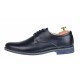 Oferta marimea  40, 42, 44 - Pantofi barbati, bleumarin,  casual-eleganti,  din piele naturala -  L859BLM