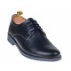 Oferta marimea  40, 42, 44 - Pantofi barbati, bleumarin,  casual-eleganti,  din piele naturala -  L859BLM