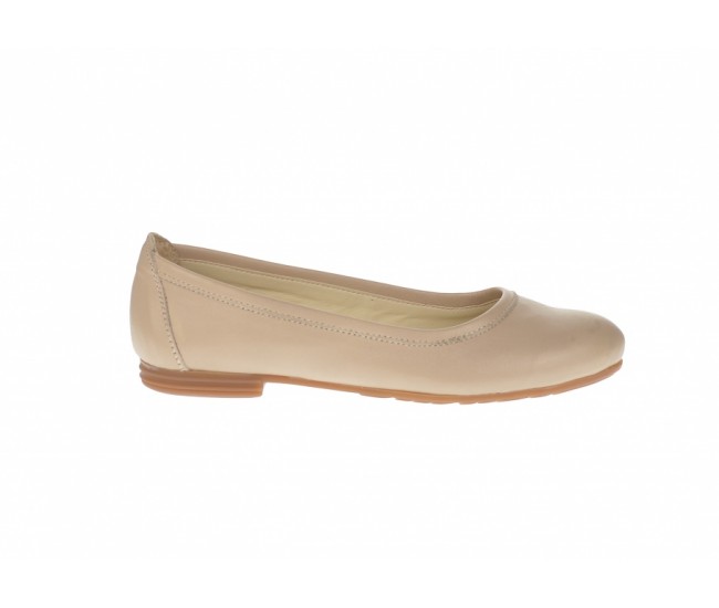 Oferta marimea  37, 39 -  Balerini dama, bej, model casual din piele naturala - LFLO3BEJ