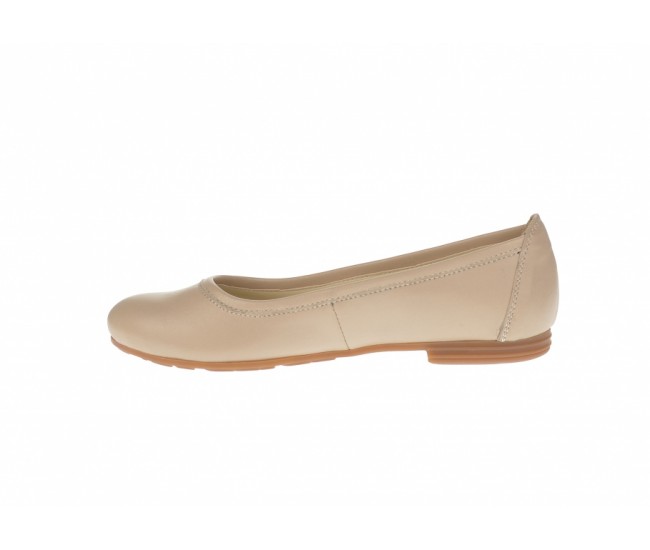 Oferta marimea  37, 39 -  Balerini dama, bej, model casual din piele naturala - LFLO3BEJ