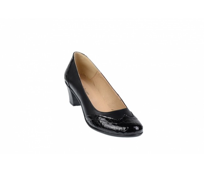 Oferta marimea 36, 38, 39 - Pantofi dama, comozi si eleganti, din piele naturala, LP104CROCON