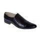 OFERTA! marimea 41,  43,   44 - Pantofi barbati, eleganti, din piele naturala cu varf Negru LAC LP61NLAC