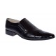 OFERTA! marimea 41,  43,   44 - Pantofi barbati, eleganti, din piele naturala cu varf Negru LAC LP61NLAC