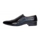 OFERTA! marimea 41,  43,   44 - Pantofi barbati, eleganti, din piele naturala cu varf Negru LAC LP61NLAC