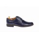 Oferta marimea   42  -  Pantofi barbati, casual- eleganti, din piele naturala, bleumarin inchis, LP80BLM