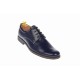 Oferta marimea   42  -  Pantofi barbati, casual- eleganti, din piele naturala, bleumarin inchis, LP80BLM