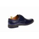 Oferta marimea   42  -  Pantofi barbati, casual- eleganti, din piele naturala, bleumarin inchis, LP80BLM