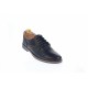 Oferta marimea 42pantofi barbati casual din piele naturala, culoare bleumarin cu maro - LPBDANYBLM