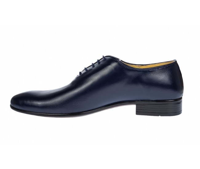 Pantofi barbati eleganti din piele naturala bleumarin Enzo MOD1BLBOX