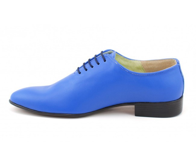 Pantofi barbati office, eleganti din piele naturala ENZO BLUE, MOD1BLU