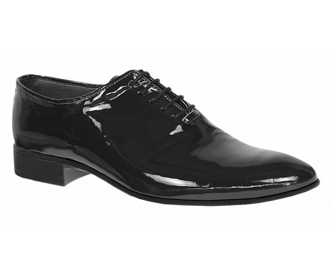 Pantofi barbati eleganti din piele naturala Negru LAC MOD1NLAC