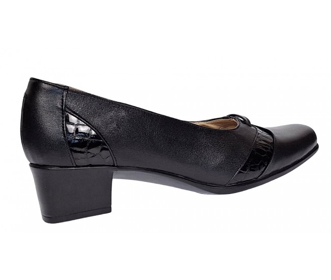 Pantofi dama eleganti din piele naturala Negru MVSP2N