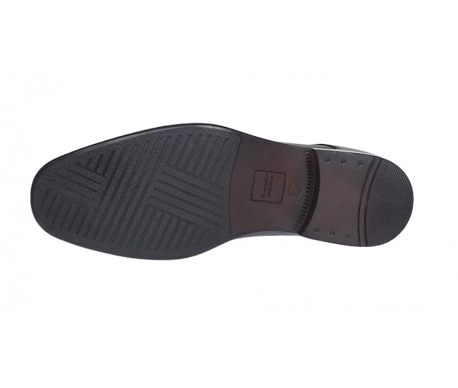 Pantofi barbati eleganti din piele naturala, Negru NIC02NSIR