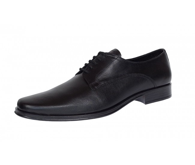 Pantofi barbati eleganti din piele naturala, Negru NIC02NSIR