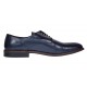 Pantofi barbati casual din piele naturala bleumarin NIC184BLBOX