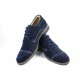 Pantofi barbati eleganti din piele naturala bleumarin - P34BL