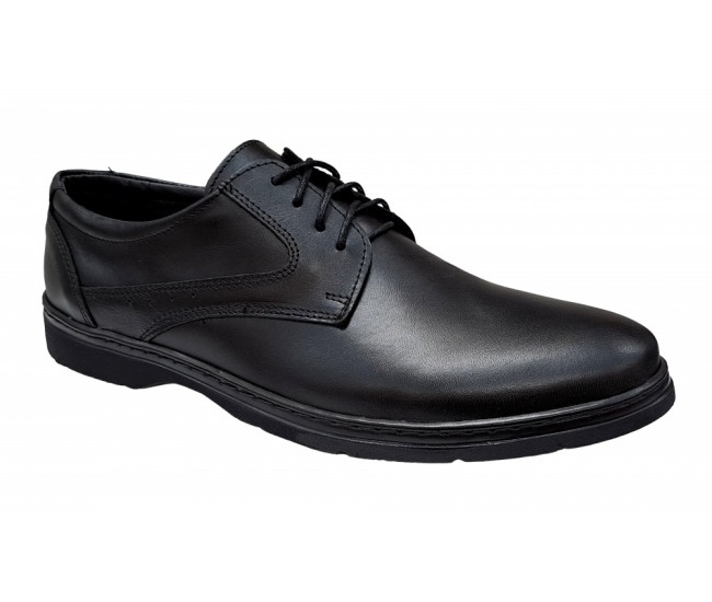 Pantofi barbati casual din piele naturala Tibi Negru, P350NS