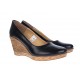 Pantofi dama, casual, din piele naturala box, platforme de 7 cm - MARA P3550N