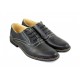 Pantofi barbati casual piele naturala, culoare neagra - P37NA