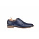 Pantofi barbati casual din piele naturala bleumarin - PABLM