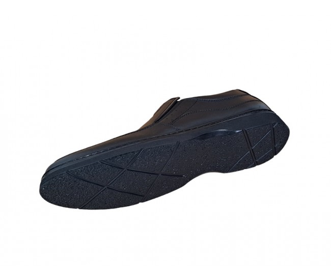 Pantofi barbati casual, din piele naturala cu elastic, PH451ELN GKR