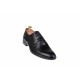 Pantofi barbati eleganti din piele naturala de culoare neagra PNOU371N