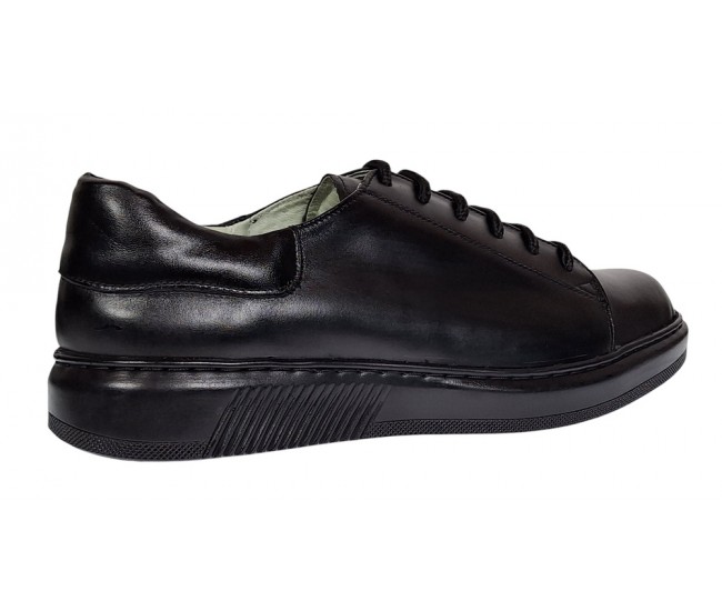 Pantofi barbati casual din piele naturala Negru Cairo 5 R5N