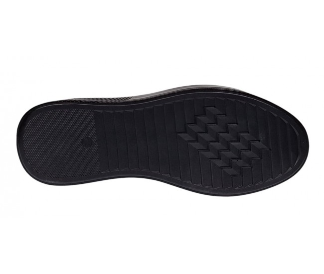 Pantofi barbati casual din piele naturala Negru Cairo 5 R5N