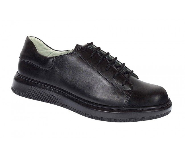 Pantofi barbati casual din piele naturala Negru Cairo 5 R5N