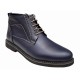 Oferta marimea 42-Produs resigilat, probat-  Ghete casual barbati, din piele naturala (imblanite)  TOMAS, Bleumarin, RGKR20BLM