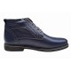 Oferta marimea 42-Produs resigilat, probat-  Ghete casual barbati, din piele naturala (imblanite)  TOMAS, Bleumarin, RGKR20BLM